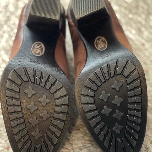 Sofft Weston Chelsea Boot Women's 8M Western Wingtip Brown Boots 1102500 - Picture 4 of 5